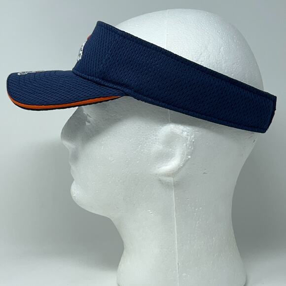 Denver Broncos Visor Hat Cap NFL Football Jersey Mesh Strapback Blue - Picture 6 of 10